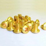 A grouping of brass fasteners from All-Pro Fasteners, an industrial fastener supplier and manufacturer.