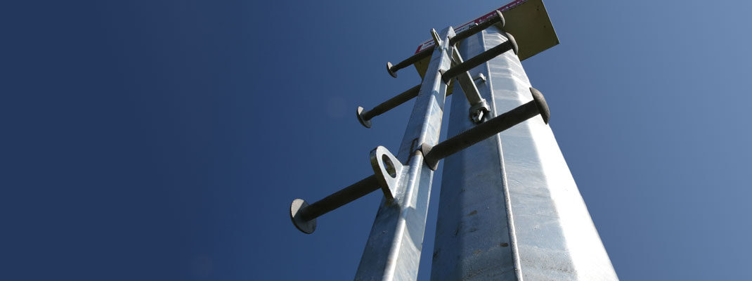 Climbing & Working Ladders for Utility Structures